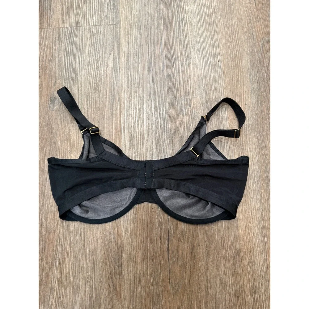 Soma Unbelievable Minimizer Underwire‎ Bra Black Full Coverage 38DDD